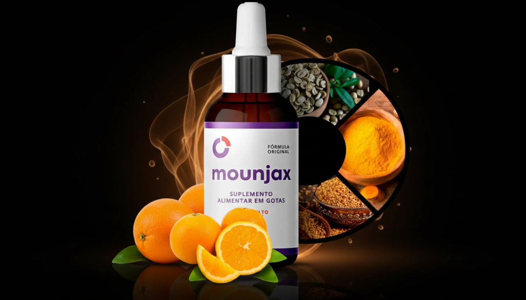 Mounjax para que serve – frasco do suplemento em gotas para emagrecimento
