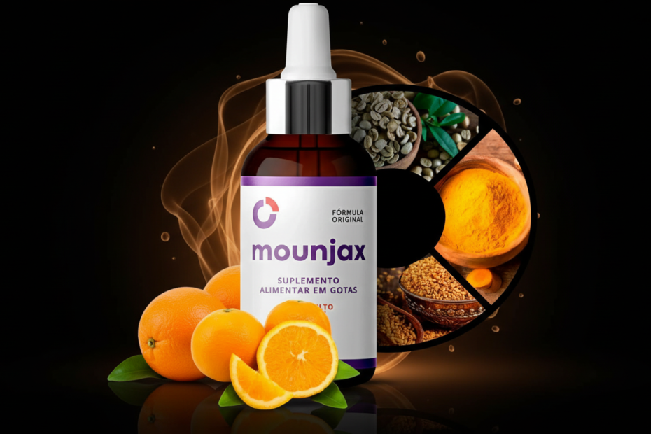 Mounjax para que serve – frasco do suplemento em gotas para emagrecimento