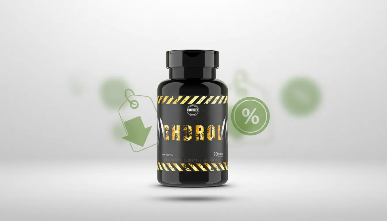 suplemento GHDrol com destaque para preço e kits promocionais representando comparação de custo e decisão de compra segura
