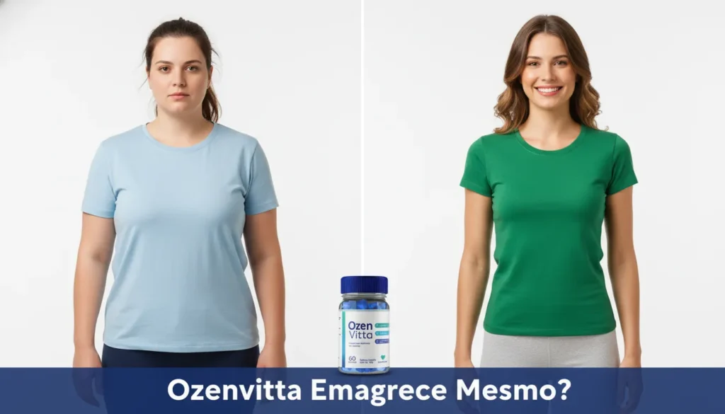 Ozenvitta emagrece mesmo antes e depois comparação realista com análise de resultados e transformação corporal em 2026