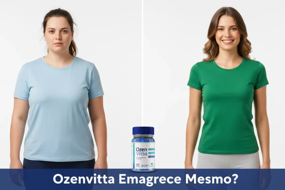 Ozenvitta emagrece mesmo antes e depois comparação realista com análise de resultados e transformação corporal em 2026