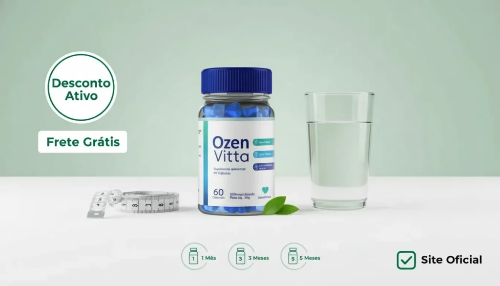 Preço do Ozenvitta 2026 mostrando kits com desconto, frascos e opções de compra segura no site oficial